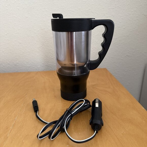 Stainless Steel Travel Heating Cup Coffee/Tea Car Cup Mug - Picture 5 of 5